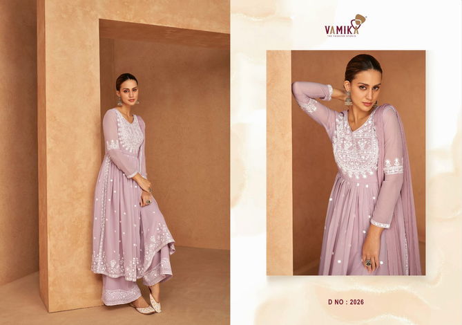 Shhirat By Vamika Georgette Kurti With Palazzo Dupatta Wholesale Clothing Suppliers In India
